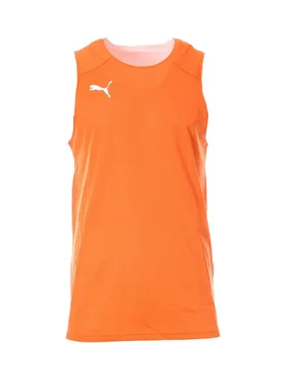 Débardeur Blanc/Orange basketball Homme Puma Réversible 1
