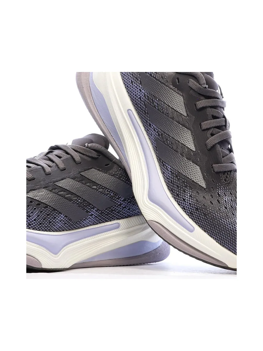 Chaussures de running Grises Adidas Femme Supernova 8