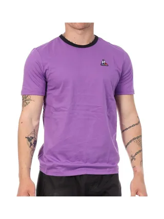 T-Shirt Violet Homme Le Coq Sportif Chive 1