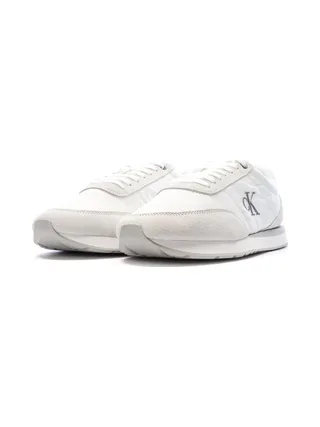 Baskets Blanc/Gris Homme Calvin Klein Jeans Retros 6