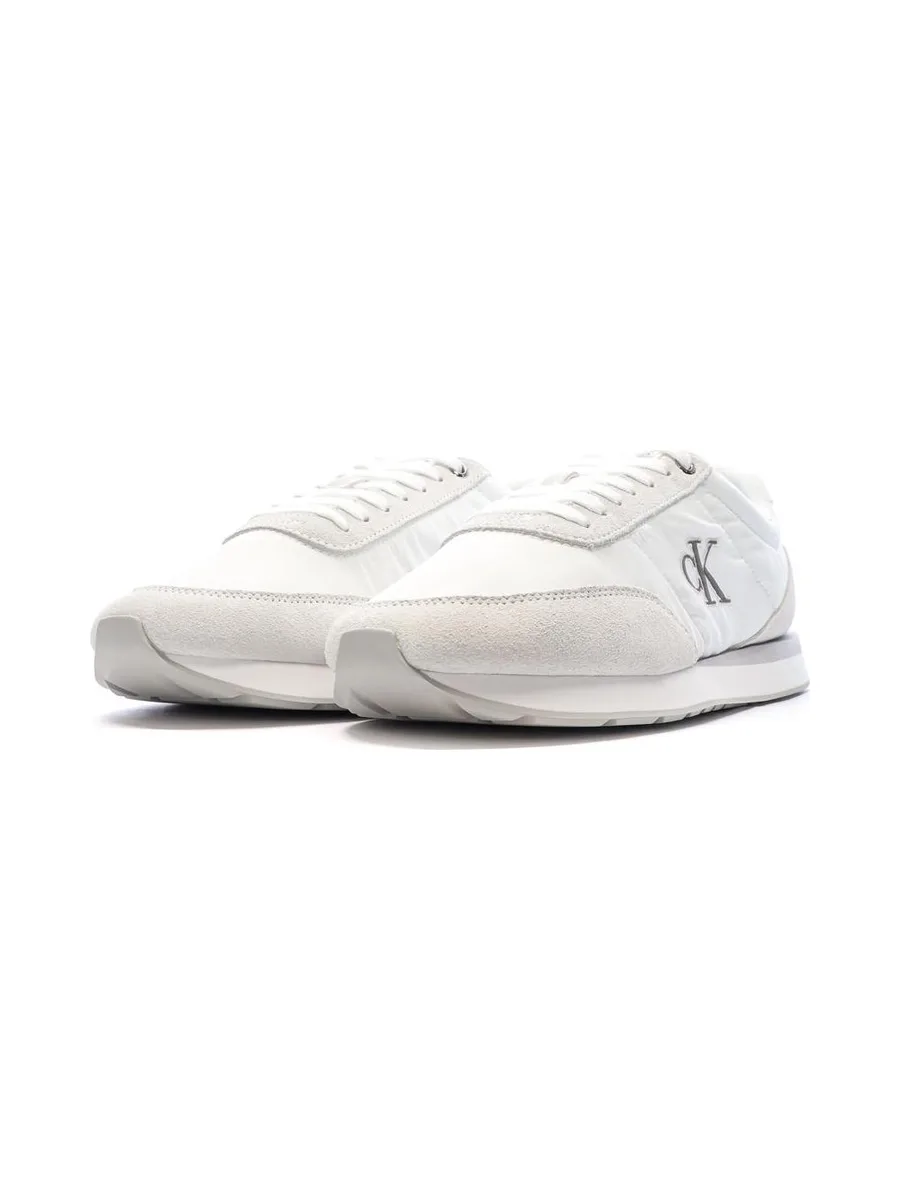 Baskets Blanc/Gris Homme Calvin Klein Jeans Retros 7