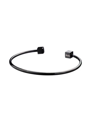 Bracelet Mutualité noir - acier 1