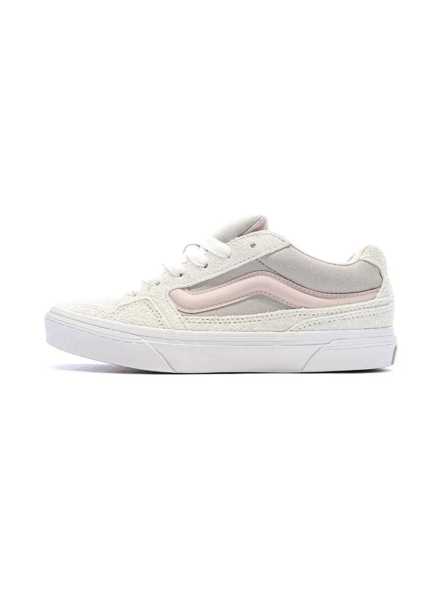 Baskets Blanches/Rose Pale/Grises Femme Vans Caldrone 2