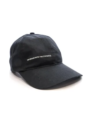 Casquette Noire Homme Adidas Wording 2