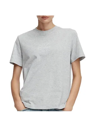 T-Shirt Gris Femme Calvin Klein Classic Seasonal 1