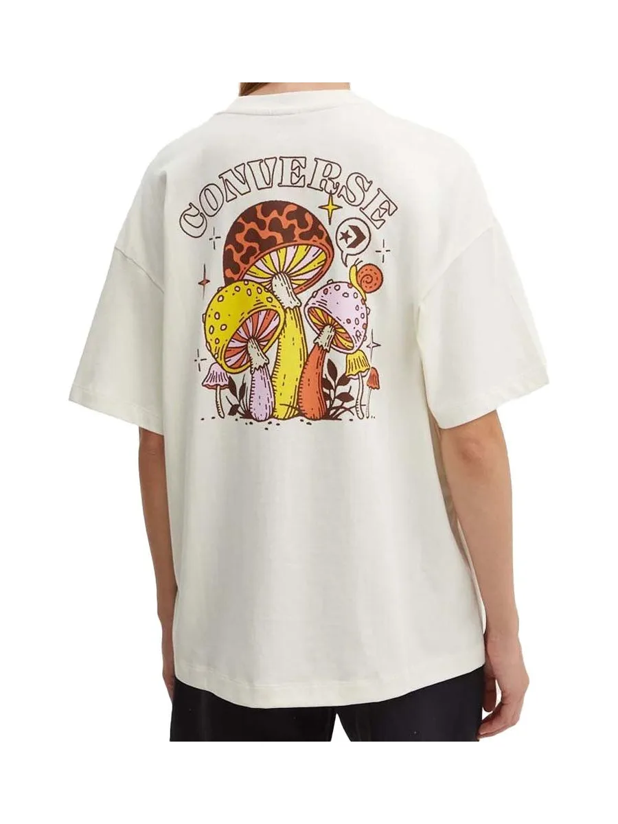 T-shirt Beige Homme Converse Mushroom 3