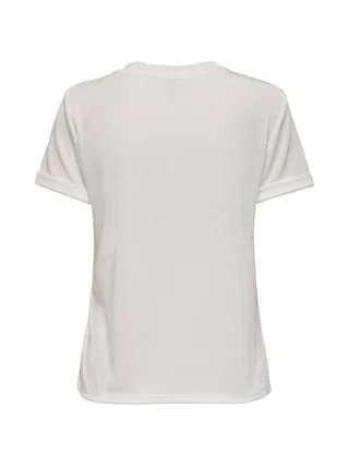 T-Shirt Ecru Femme JDY Pensa 2