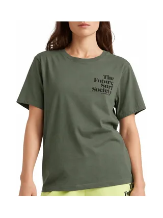 T-Shirt Kaki Femme O'Neill Future Surf 1