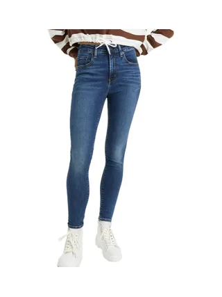 Jeans 721 Bleu Brut Skinny Femme Levi's High Rise Skinny Dark Indin 1