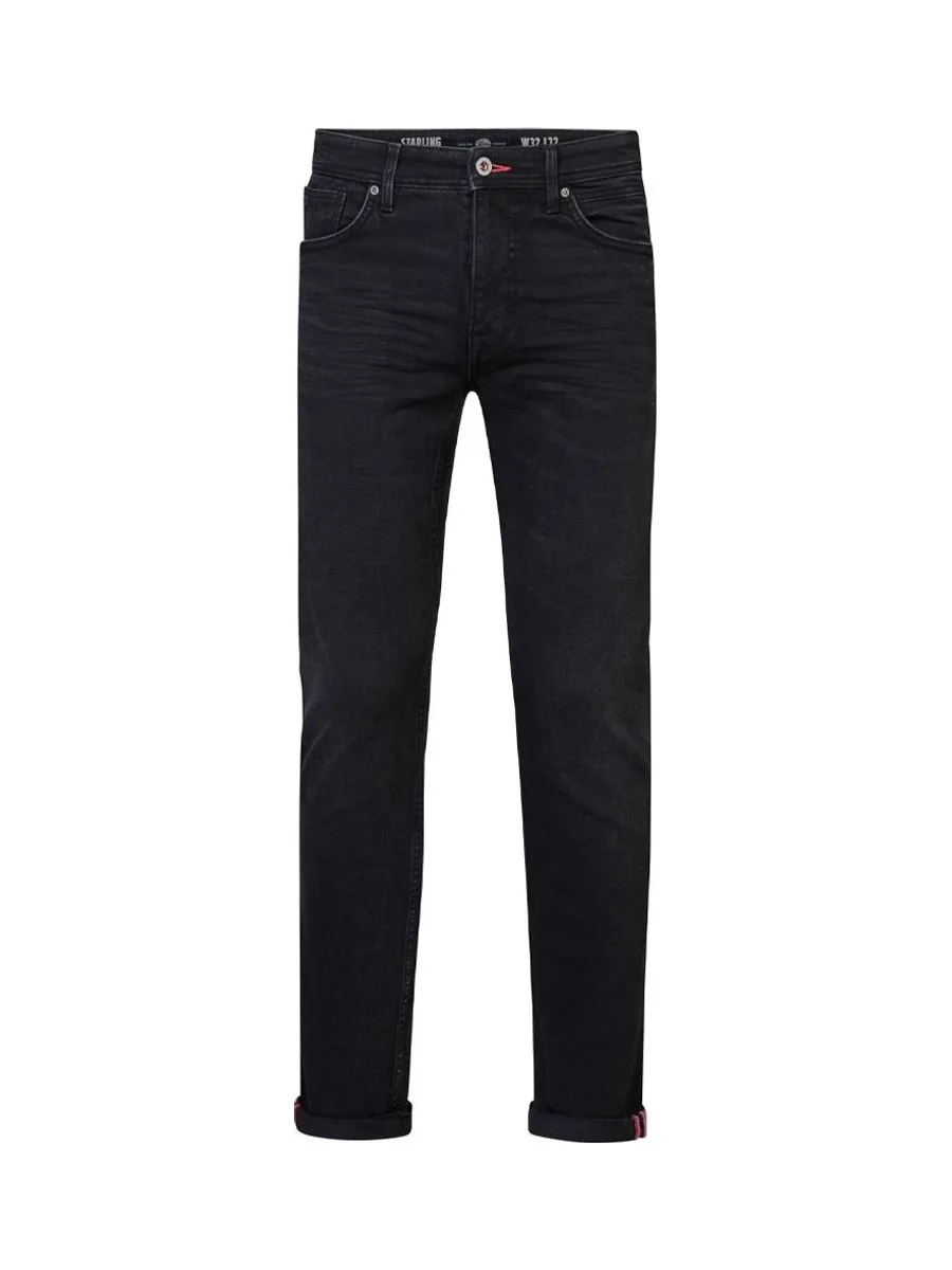 Jean Droit Noir Homme Petrol Industries STARLING-LUD 3