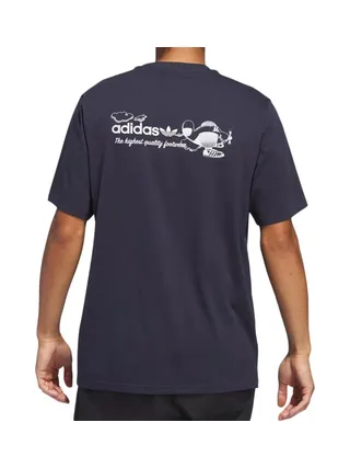 T-Shirt Marine Homme Adidas Dogplane 2
