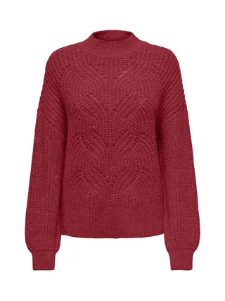 Pull Rouge Femme Only Rubine 1