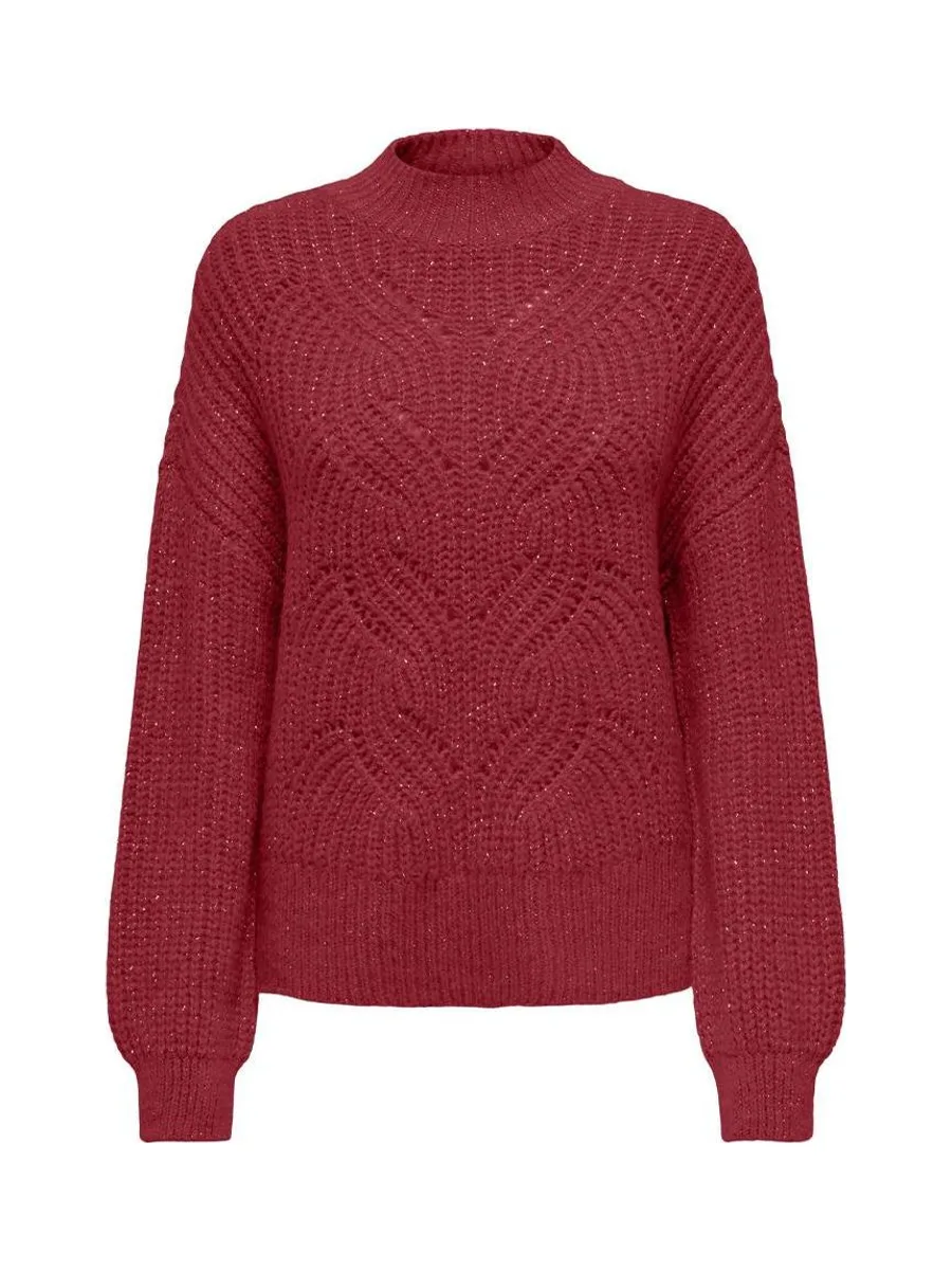 Pull Rouge Femme Only Rubine 2