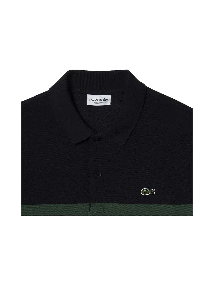 Polo Noir/Vert Homme Lacoste PH1470 3