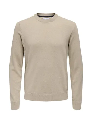 Pull Beige Homme Only & Sons Onsrex Life 1