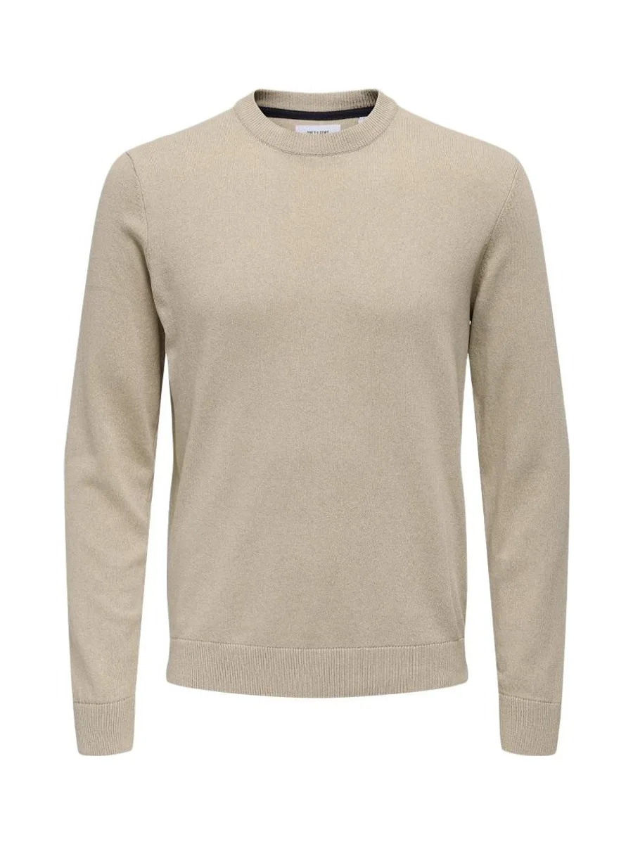 Pull Beige Homme Only & Sons Onsrex Life 2