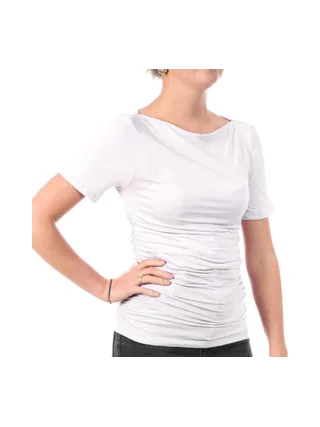 T-Shirt Blanc Femme Vero Moda Saanv 1