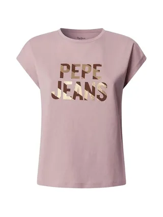 T-Shirt Rose Femme Pepe jeans Catalina Cloudy 1
