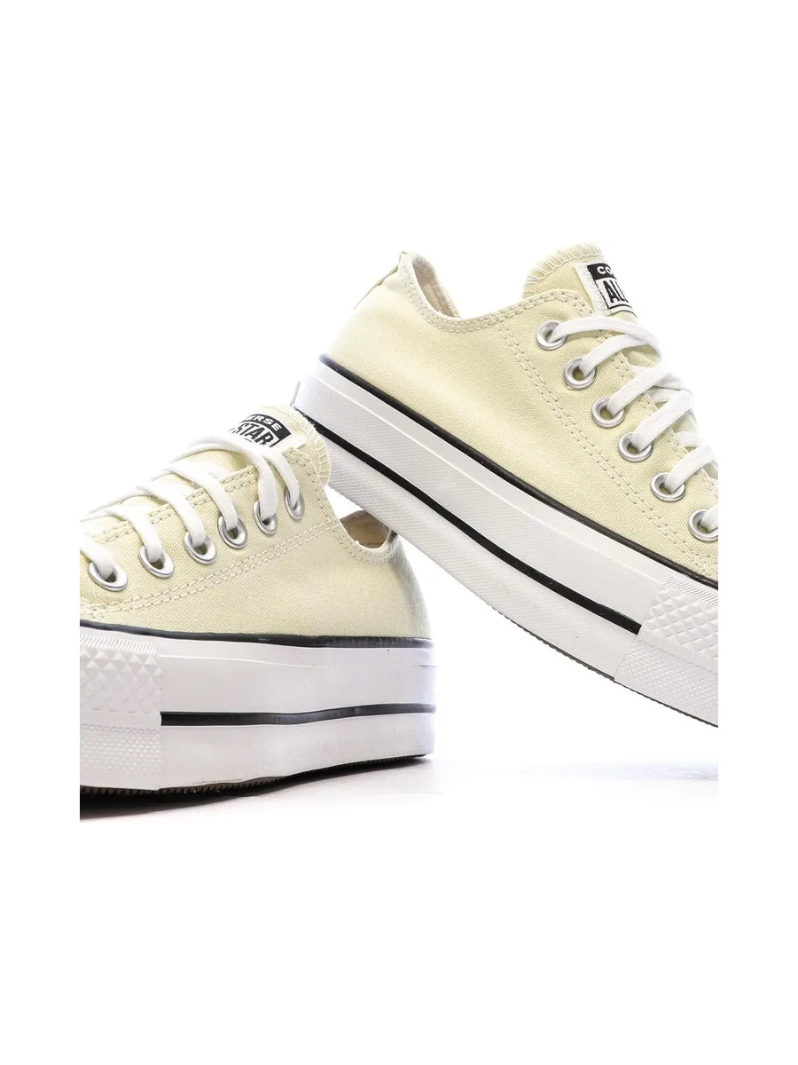 Baskets Jaunes Femme Converse Chuck Taylor All Star Lift 8