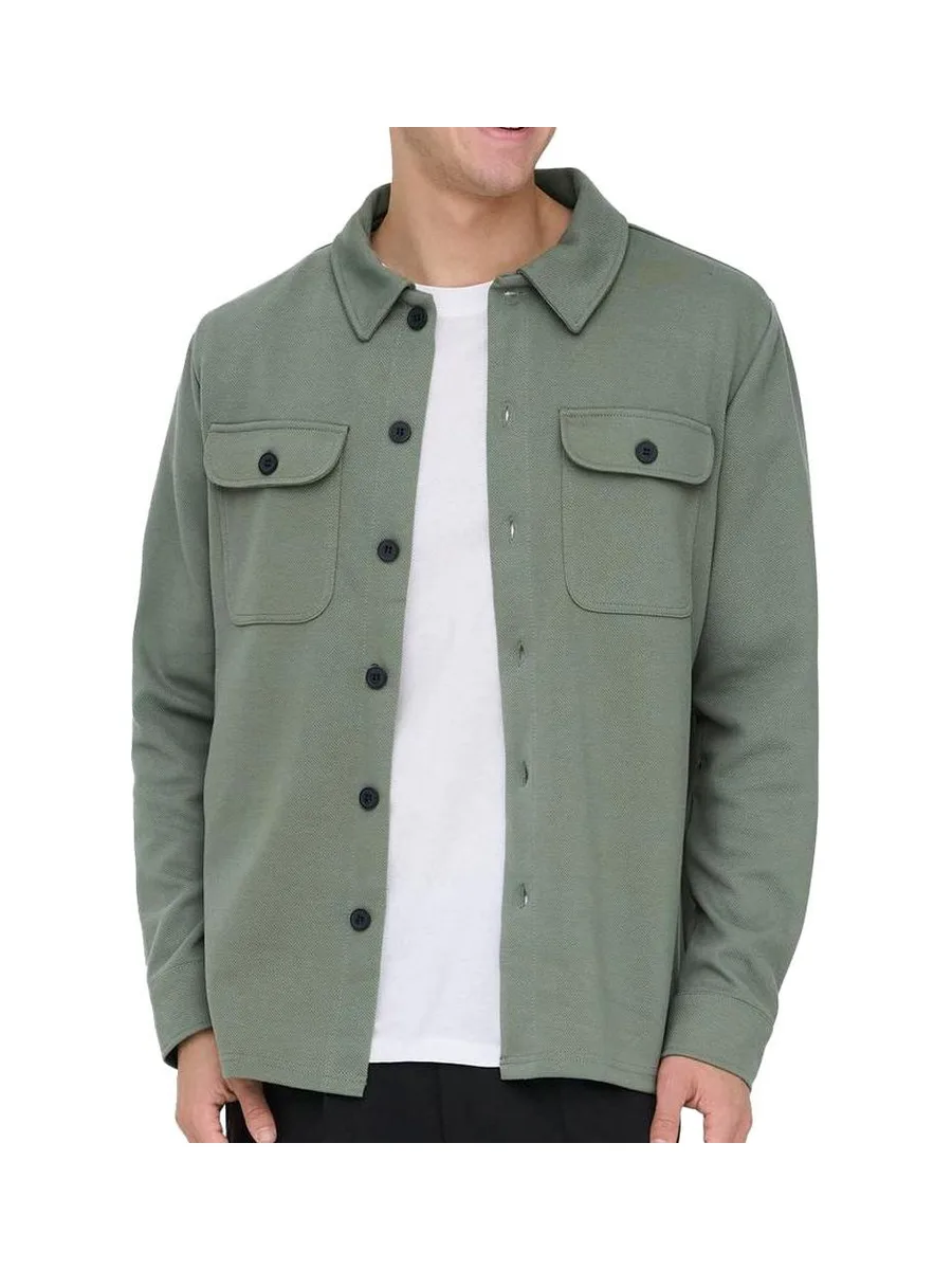 Veste Kaki Homme Only & Sons kodyl 2