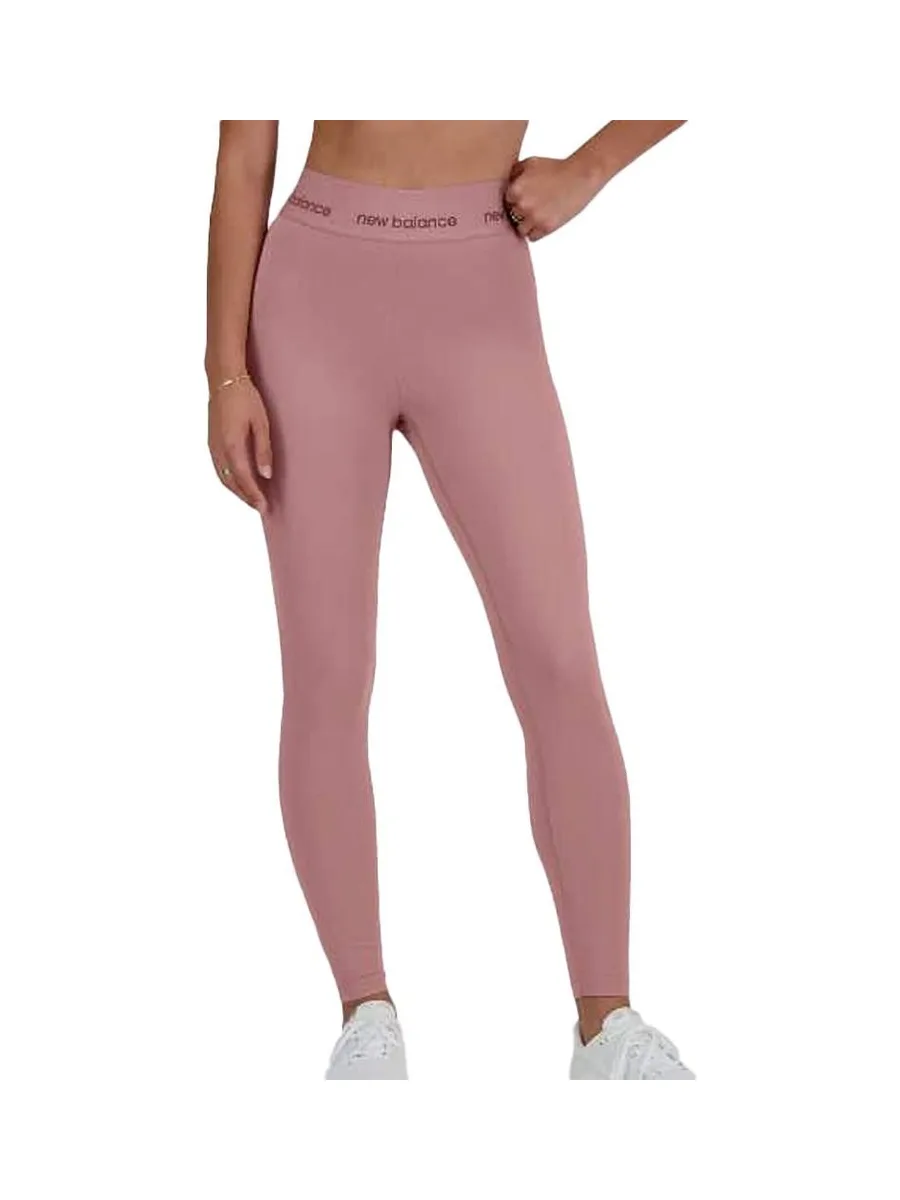 Legging Rose Femme New Balance Sleek 2