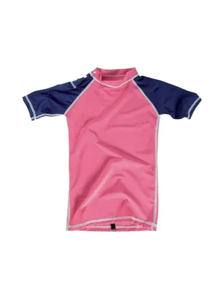 Lycra Rose Fille Ocean Step Rashvest 1