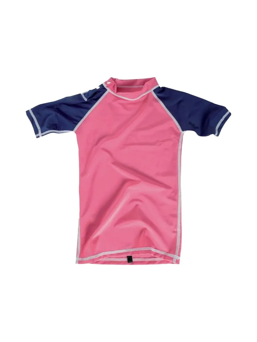 Lycra Rose Fille Ocean Step Rashvest 2