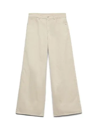 Pantalon en velours Beige Femme Vero Moda Karol 1