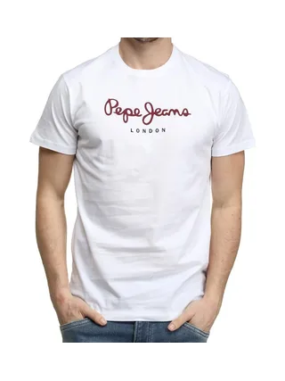 T-shirt Blanc Homme Pepe Jeans Eggo N 1
