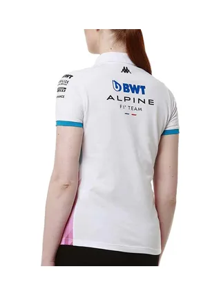 Maillot Blanc/Bleu Femme Kappa Adraw Alpine F1 321U87W 2