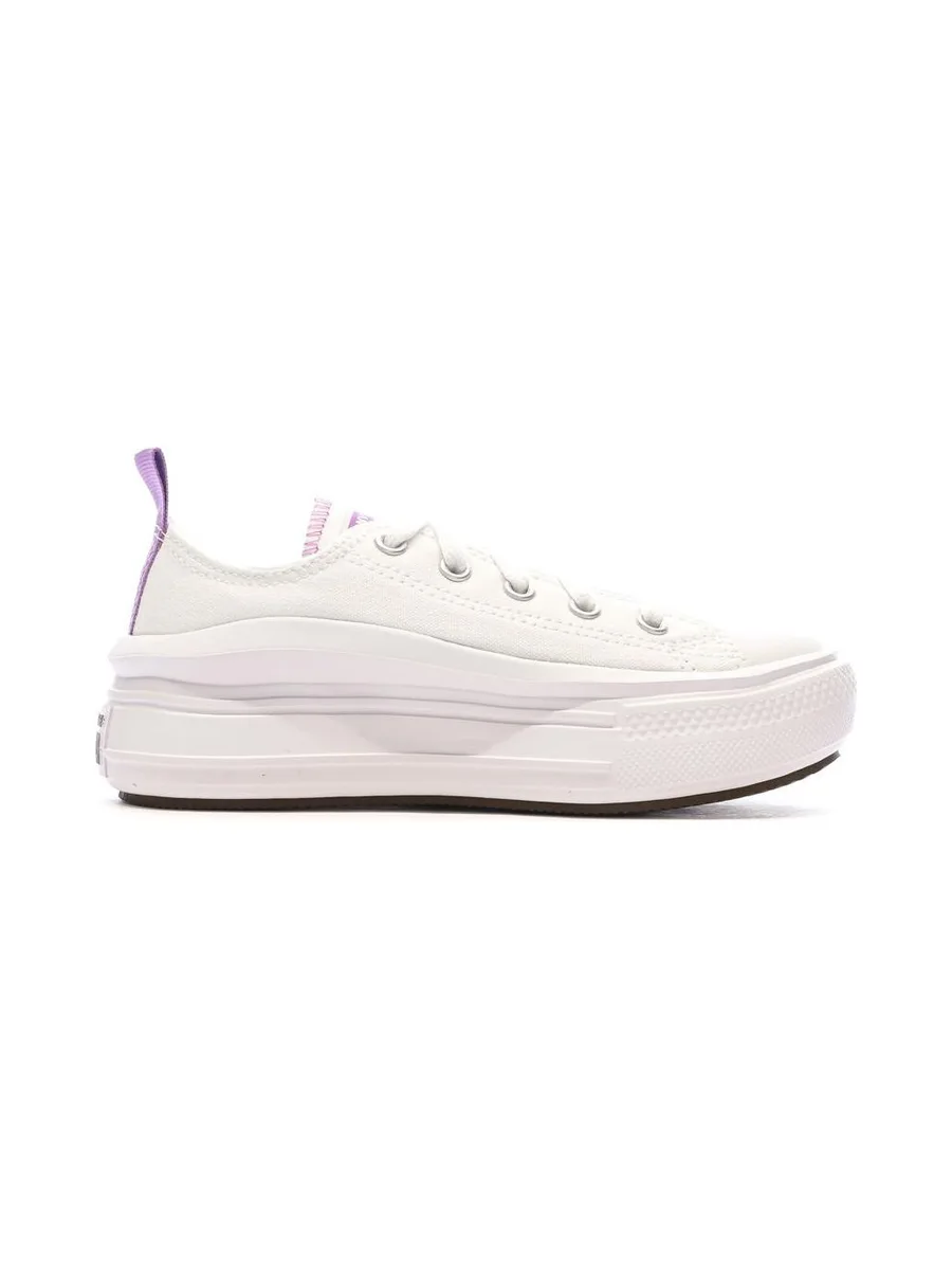 Baskets Blanches Fille Converse Chuck Taylor All Star 371528C 3