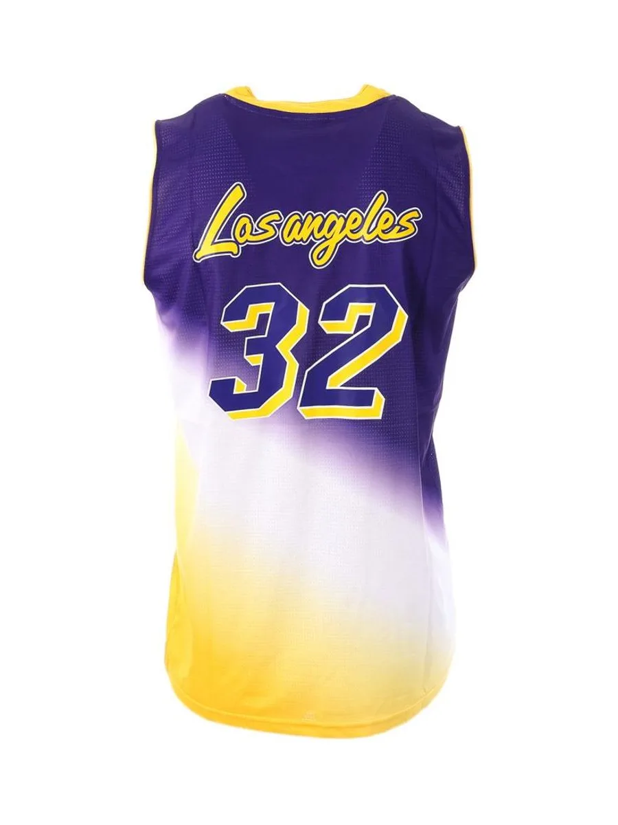 Los Angeles Maillot Violet/Jaune Homme Sport Zone Tank 32 3
