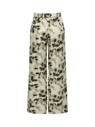 Pantalon fluide Beige/Vert/Noir Femme JDY Millie 2