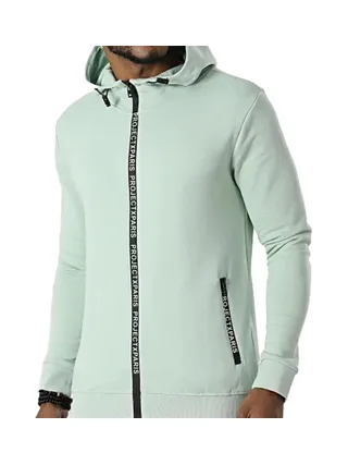 Veste Zippé à Capuche Vert Homme Project X Paris Basic Zip 1