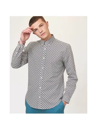 Chemise BEN SHERMAN à manches longues et imprimé mini foulard 2
