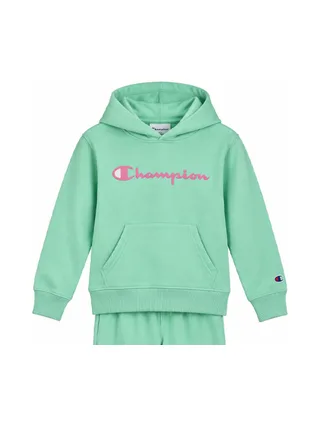 Ensemble Vert D’Eau Enfant Champion Hoodie 2