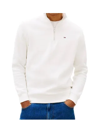 Sweat Blanc Homme Tommy Hilfiger Fleece 1