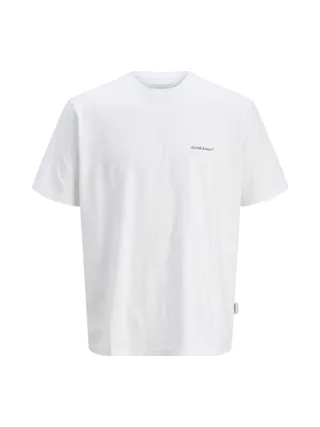 T-Shirt Blanc Homme Jack & Jones Back 3