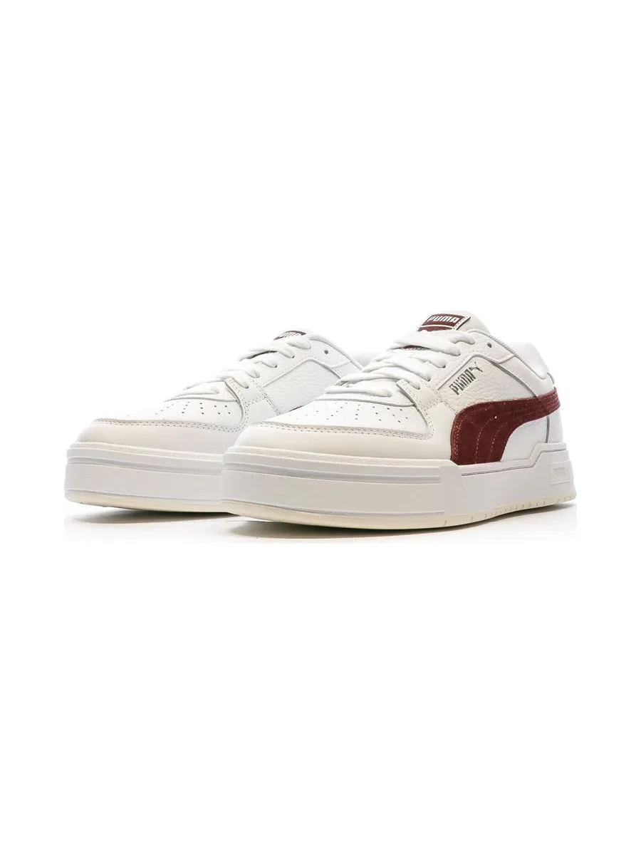Baskets Blanches/Bordeaux Homme Puma Pro Classic 387327 7