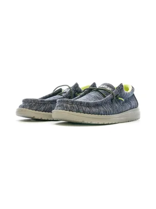 Chaussures Marine/Grise Garçon Hey Dude Wally Youth 6