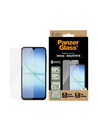 PanzerGlass ® Screen Protector Samsung Galaxy A17 | A17 5G | Ultra-Wide Fit w. EasyAligner 2