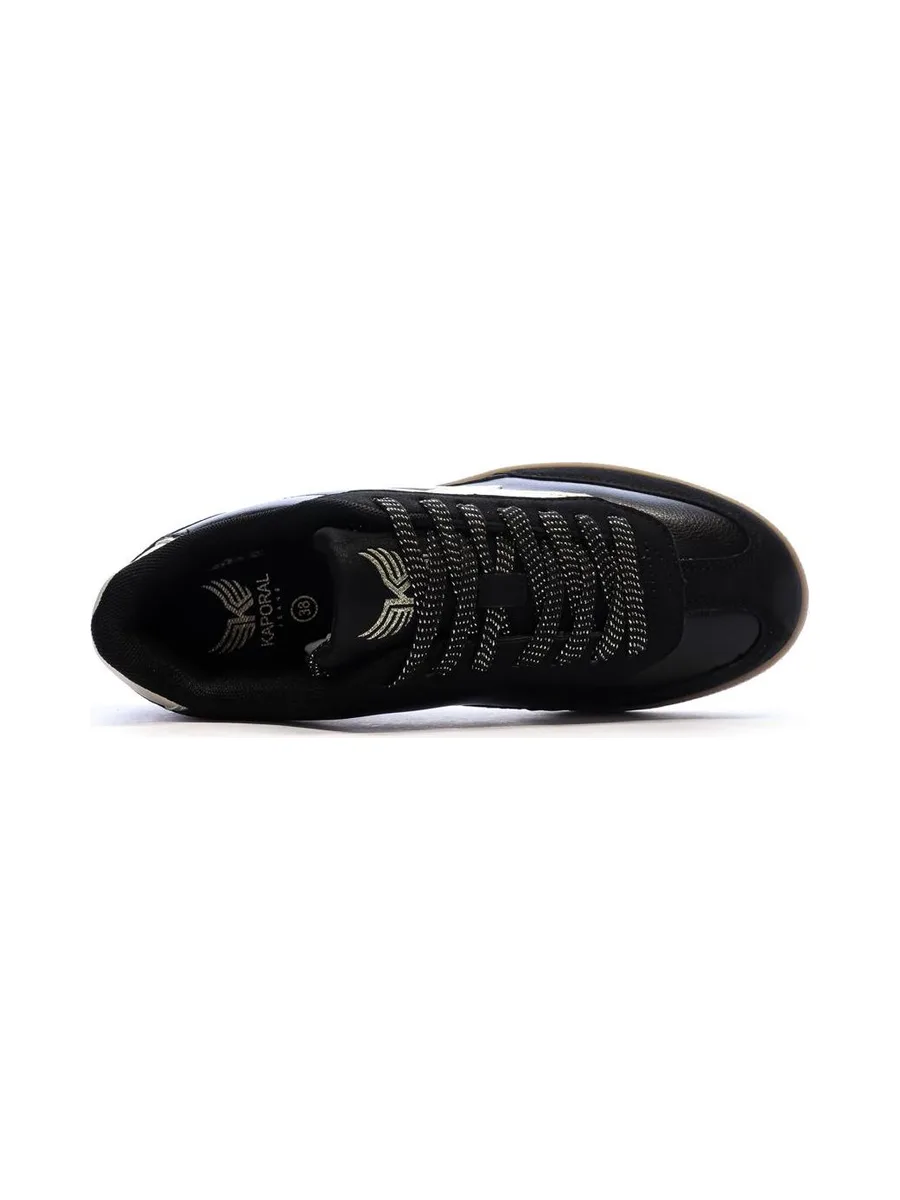 Baskets Noir Femme Kaporal Seven 5