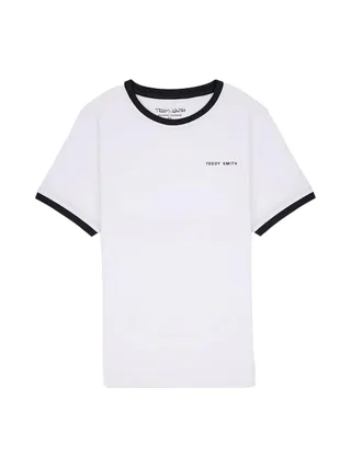 T-shirt Blanc Garçon Teddy Smith 61007493D 1