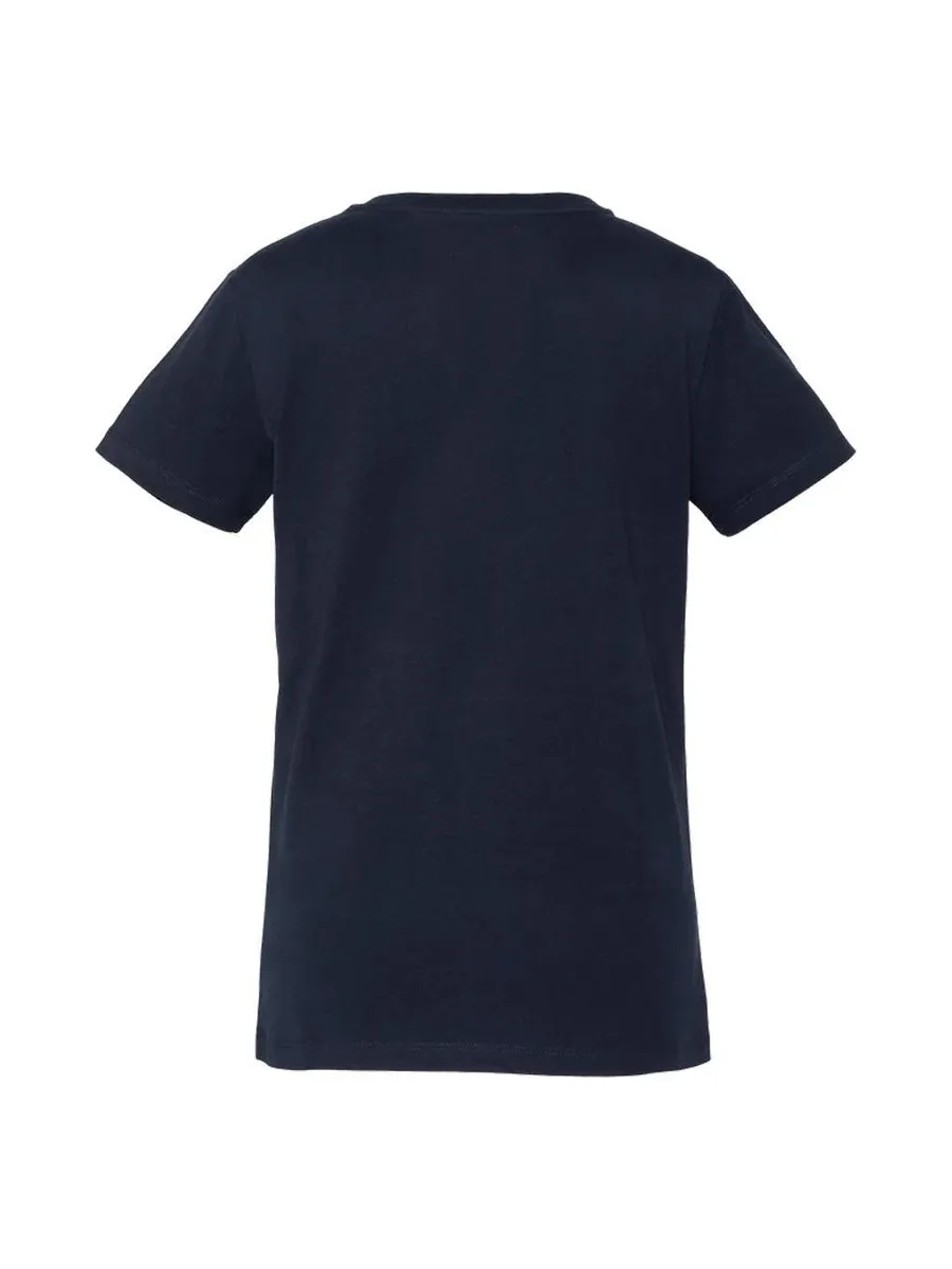 T-Shirt Marine Femme Schott TSBRODEDW 3