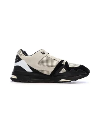 Baskets Noir/Beige Homme Le Coq Sportif Lcs R1000 Ripstop 2