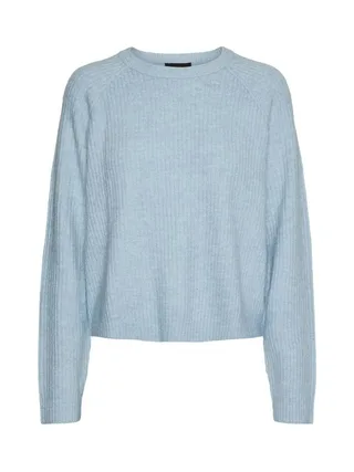 Pull Bleu Femme Pieces Olla 1