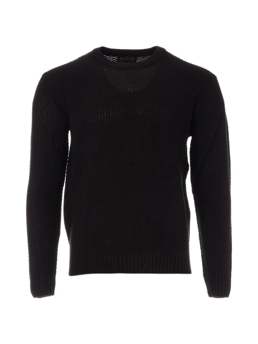 Pull Noir Homme Paname Brothers 1018 2