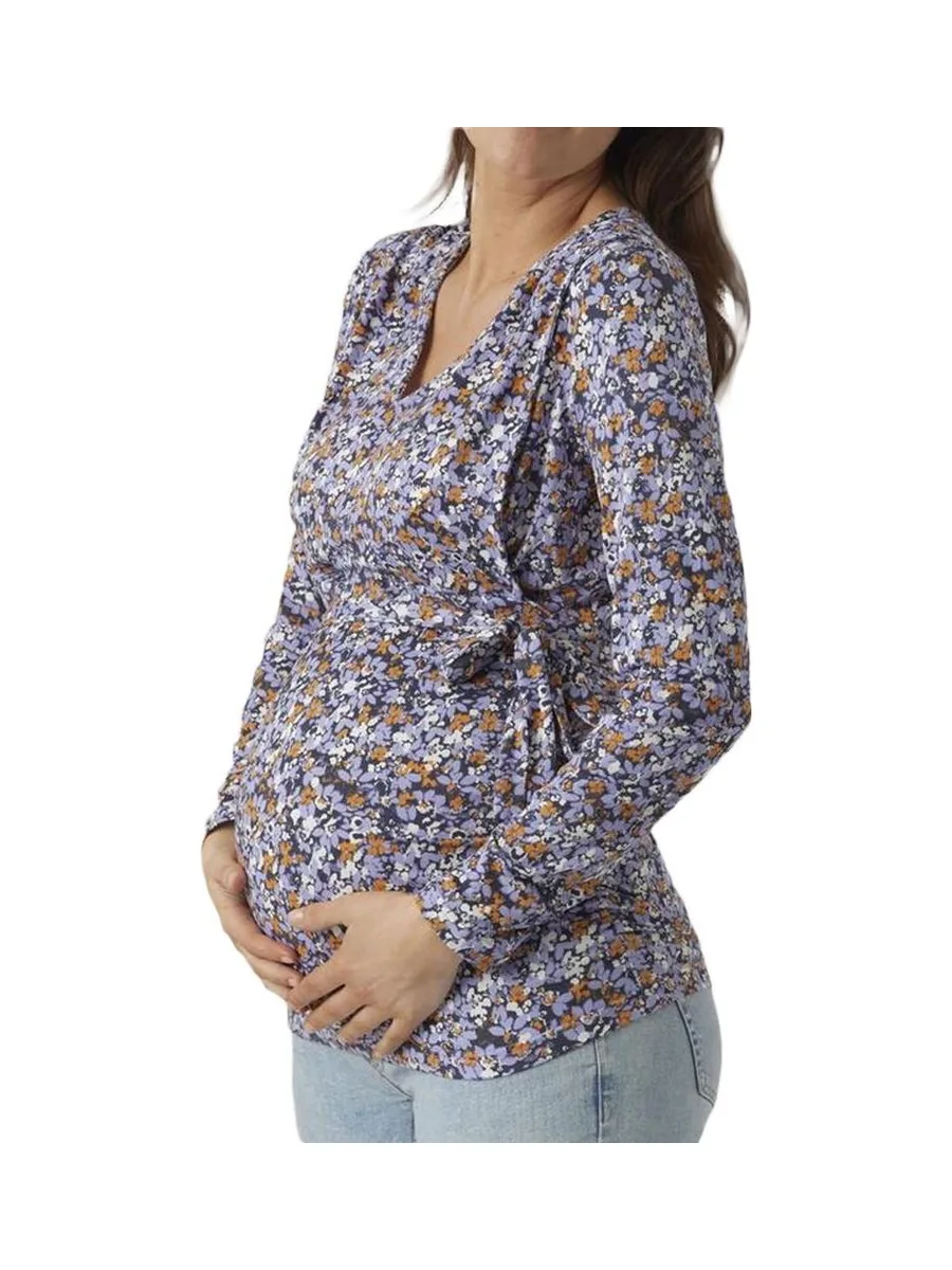 T-Shirt Mauve Femme Mamalicious Asta 2