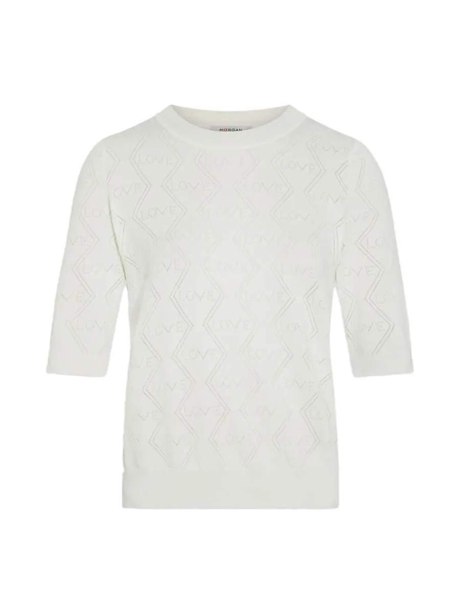 T-Shirt Blanc Femme Morgan MIKA 3