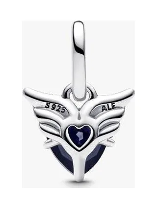 Pandora - Charm Cœur Winged mini en argent sterling 2